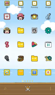 kongkong(sea king) dodol theme android App screenshot 1